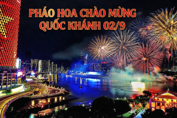 TPHCM  với 7 điểm bắn pháo hoa nghệ thuật