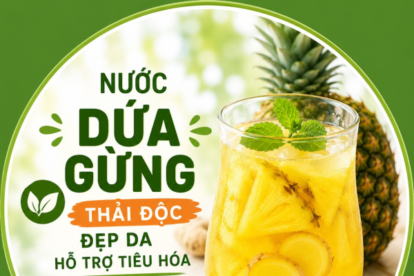 THẢI ĐỘC VỚI DỨA & GỪNG