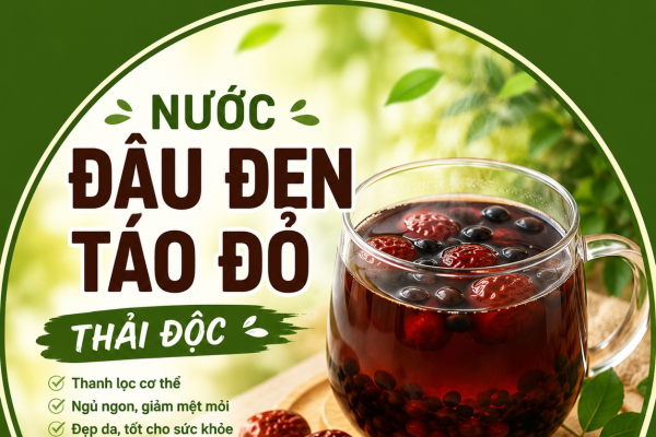NƯỚC ĐẬU ĐEN – TÁO ĐỎ