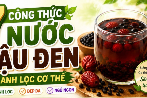 07 nước uống thải độc tuyệt vời khi kết hợp cùng đậu đen