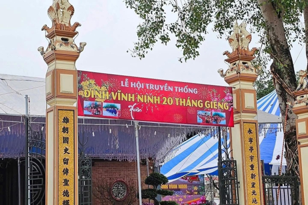 KHAI HỘI LỄ HỘI ĐÌNH VĨNH NINH TẠI PHƯỜNG BẮC GIANG