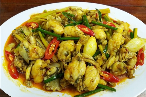 Ếch xào sả ớt