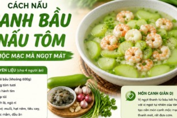 Canh Bầu Nấu Tôm