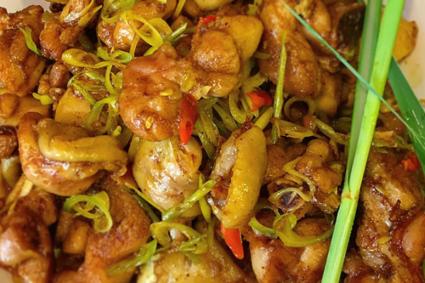 GÀ KHO SẢ ỚT...