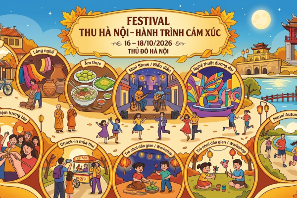 FESTIVAL “THU HÀ NỘI – HÀNH TRÌNH CẢM XÚC” 2026