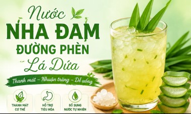 NƯỚC NHA ĐAM ĐƯỜNG PHÈN LÁ DỨA